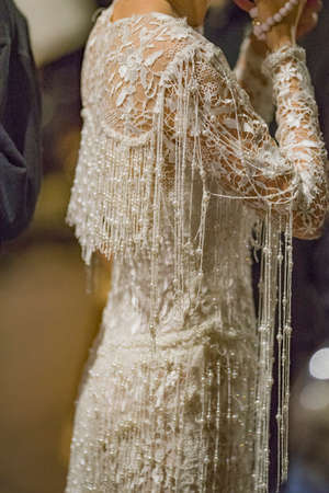 Milan, Italy - September 21, 2017: Fashion people during Milan Fashion Week.のeditorial素材