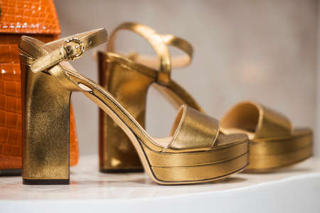 Luxury woman shoesの写真素材