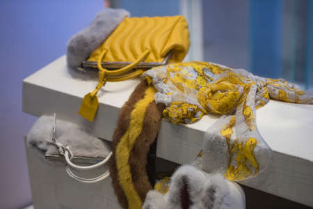 Store front of a fashion store in Milan