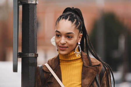 Paris, France - March 01, 2019: Street style outfit -   after a fashion show during Paris Fashion...