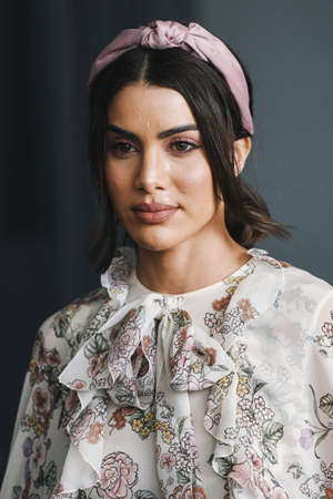 Paris, France - March 04, 2019: Street style outfit -  Camila Coelho after a fashion show during Paris Fashion Week - PFWFW19のeditorial素材