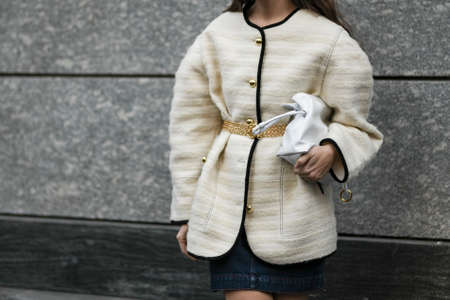 Street style outfit - clothing and accesoriesの写真素材