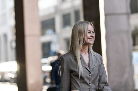 Milan, Italy - February 22, 2020: Street style appearance during Milan Fashion Week - streetstylefw20のeditorial素材