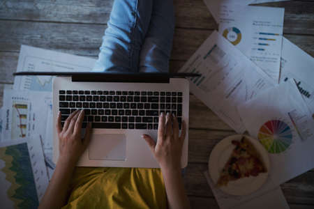 creative home work space - work from home concept