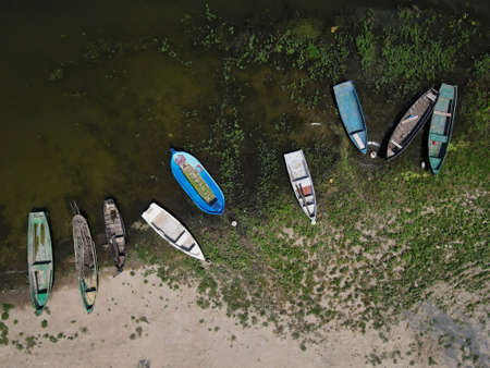 Abstract nature from above - aerial viewの写真素材