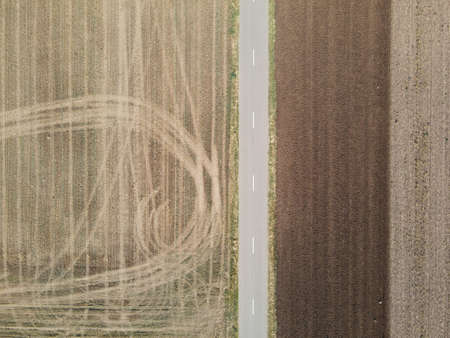 Abstract nature from above - aerial view