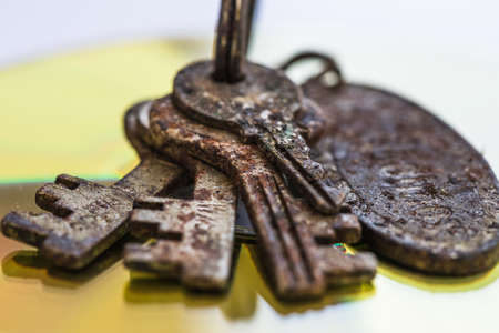 Red Oxide in Ironの写真素材