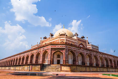 Humayun's Tomb, Delhiの写真素材