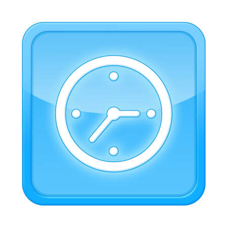 clock button light blue