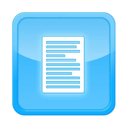 document button light blueの写真素材