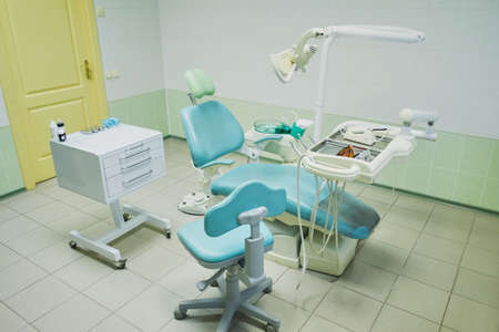 Special equipment for a dentist, dentist office