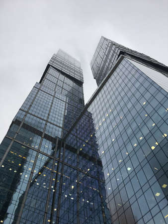 Modern building from low angle view