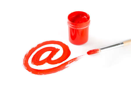 @ drawing, isolated on whiteの写真素材