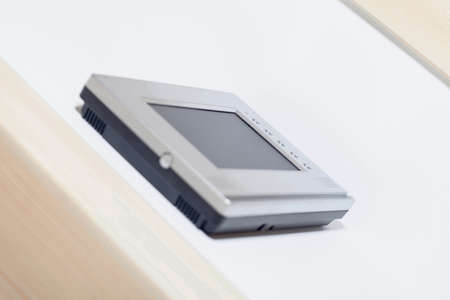 Close up of smart house handsetの写真素材