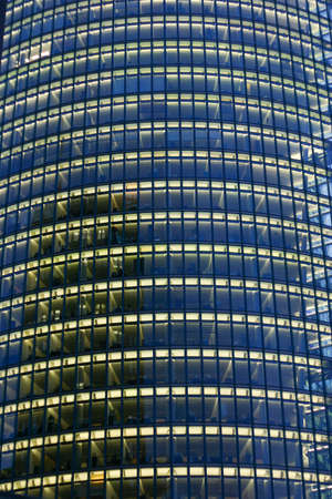 Facade of the DB-house at Potsdamer Platz, Berlinのeditorial素材