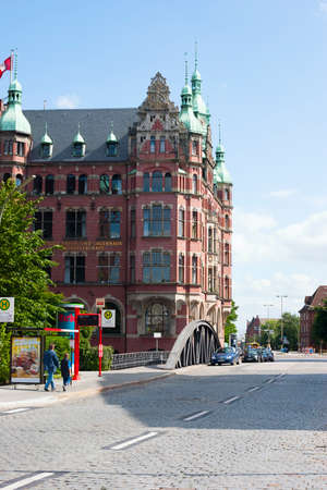 Storage in the warehouse district of Hamburgのeditorial素材