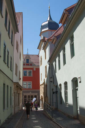 View into a narrow alley in Gotha