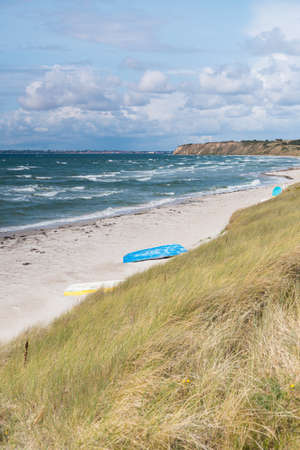 Ristige beach overlooking Marstall, ÃrÃ¸, Denmarkの写真素材