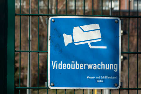 Sign indicating video surveillance