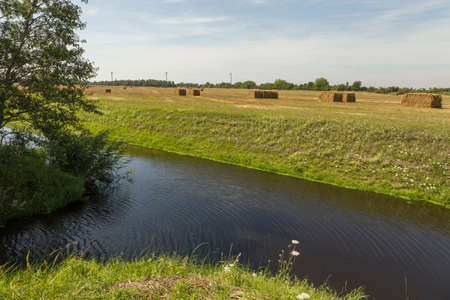 Great Trench for drainage of surrounding fieldsの写真素材