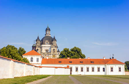 Baroque church and monastery in Lithuania - Pazaislisの写真素材