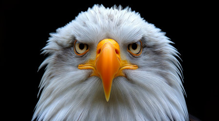 an eagle in the wild flying and sitting on a branch created by aiの素材