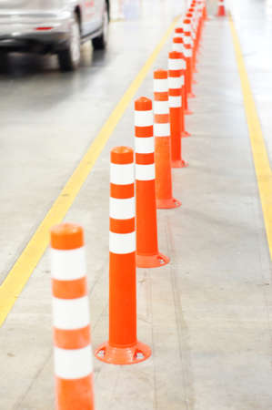 bollard in carpark