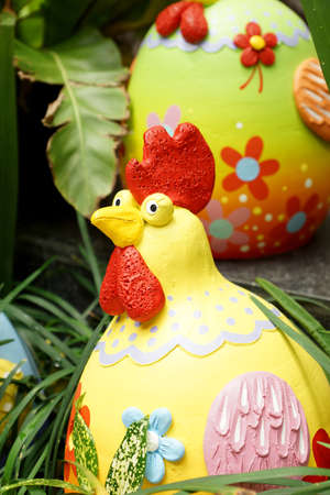 Colorful chicken dolls 