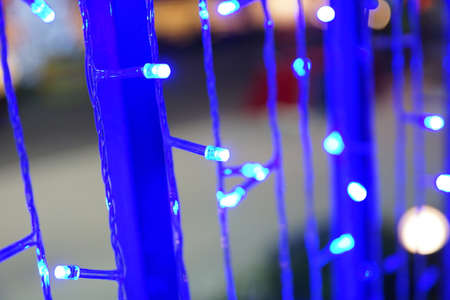 Blue LED lights for decoration