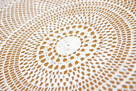 Crochet lace backgroundの写真素材