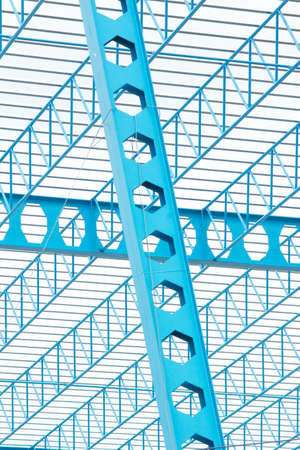 Steel framework as backgroundの写真素材