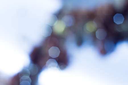 Defocused of Real bokeh as abstract background