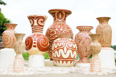 Earthenware of Ban Chiangの写真素材