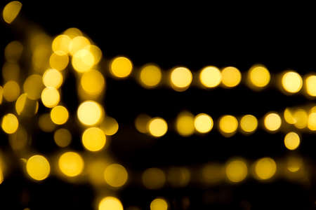 Real Golden Bokeh as abstract background