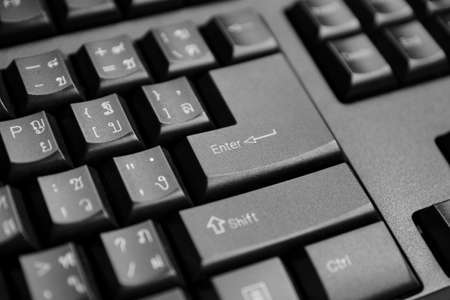 Part of computer keyboardの写真素材