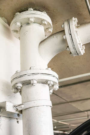 Rain line pipe in the building