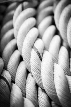 Abstract of ship rope.の写真素材
