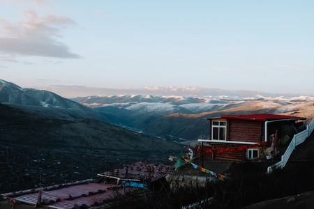 Larung Gar - the largest Bhuddist academy in the world, located in Sertar county, China