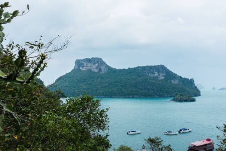 Landscape of Angthong islands of Thailandのeditorial素材