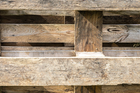 old wooden pallet, backgroundの写真素材