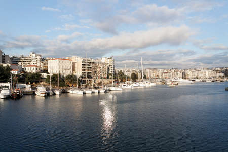 view of Marina Zeas, Piraeus,Greeceの写真素材