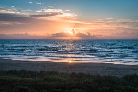 Cool sunrise at the beach