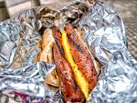 Hot Dogの写真素材