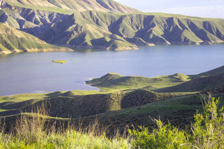 Azat Reservoir in Armenia at the sunsetの写真素材 [40157384834] - イメージマート