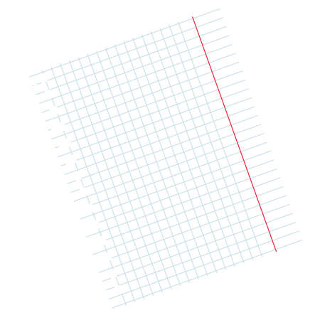 writing-book leaf in a cage on a white background のイラスト素材