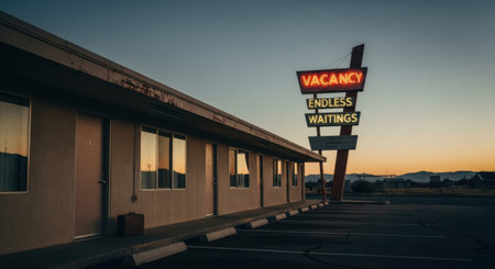 A vintage gas station sign in the town of Las Vegas, Nevada.の素材