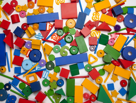 very many colour kids toys