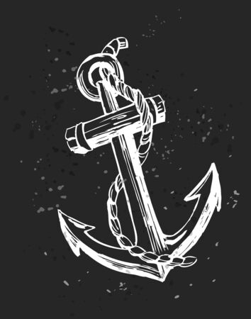 Sketch of the anchorのイラスト素材