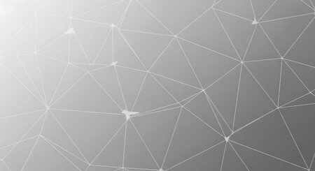 Abstract polygonal background with connecting dots and lines. Illustrationの素材