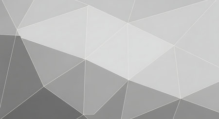 3d render, abstract geometric background, polygonal design, gray colorの素材